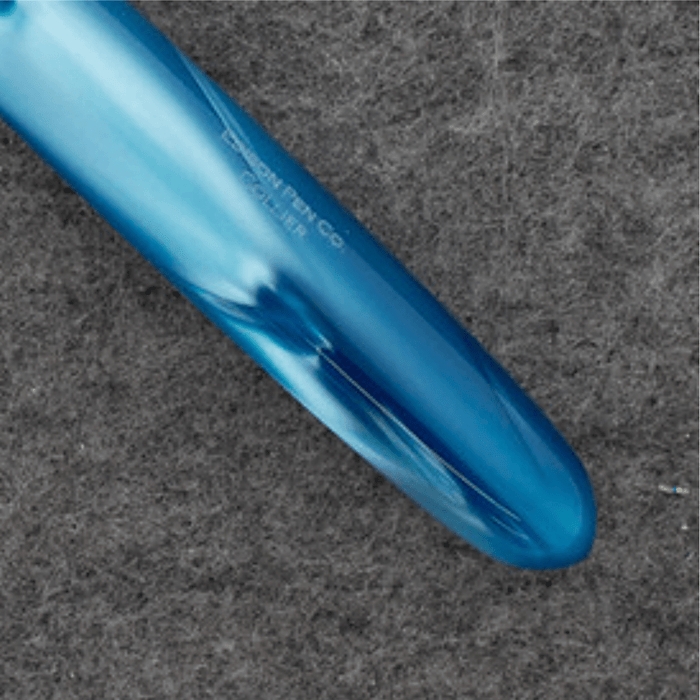 Edison Collier Fountain Pen - Azure Skies - 18K Nib - Pen Boutique Ltd