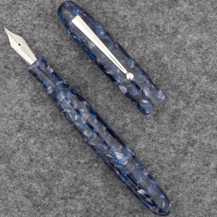 Edison Collier Fountain Pen - Nighthawk - Stainless Steel Nib - Pen Boutique Ltd