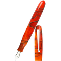 Edison Collier Fountain Pen Persimmon Swirl - Pen Boutique Ltd