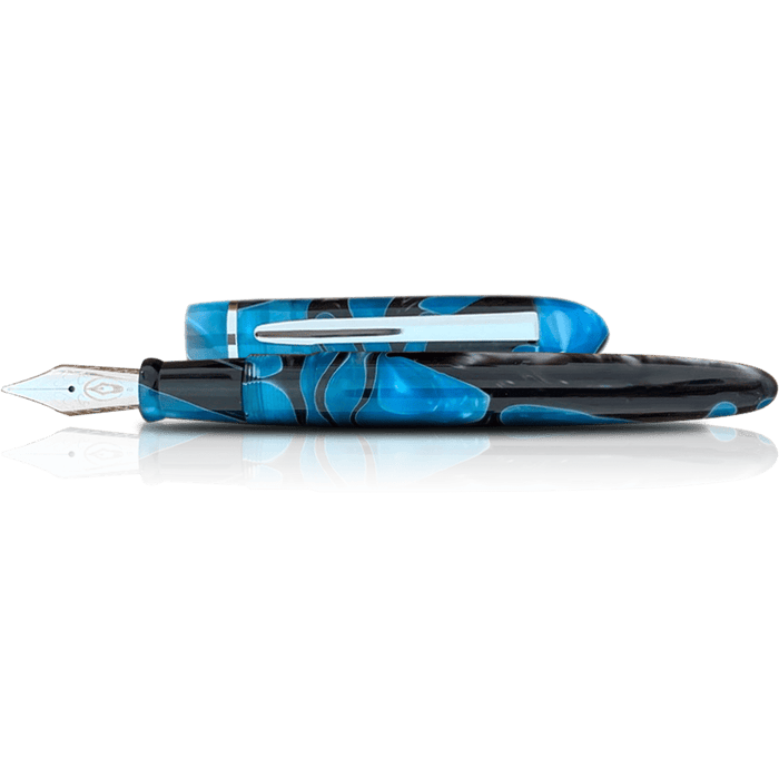 Edison Menlo Fountain Pen - Blue Grotto - Pen Boutique Ltd