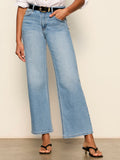 Ekara Crop Jean Light Wash