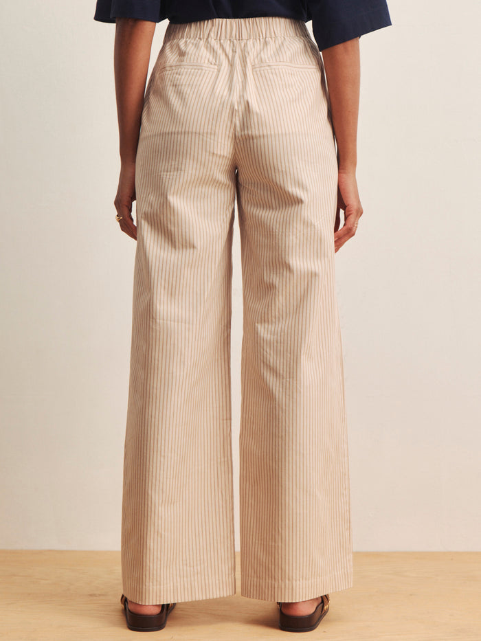 Eloise Stripe Trouser Dark Opal Pinstripe