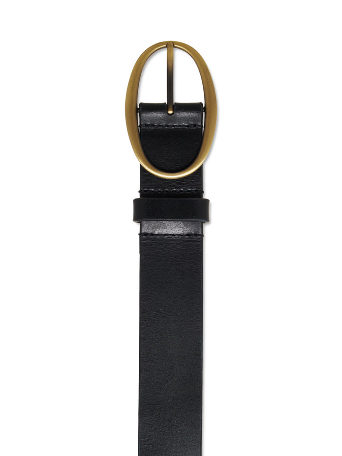 Endless Leather Belt Black