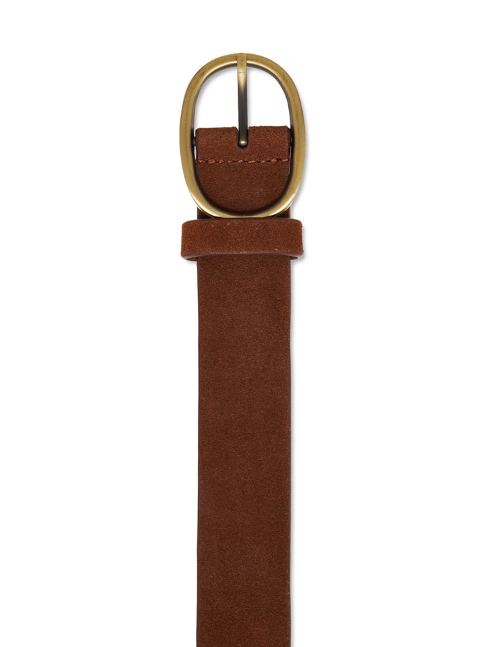 Endless Suede Belt Whiskey