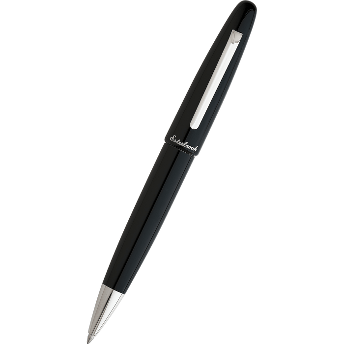 Esterbrook Estie Ballpoint Pen - Ebony - Palladium Trim - Pen Boutique Ltd