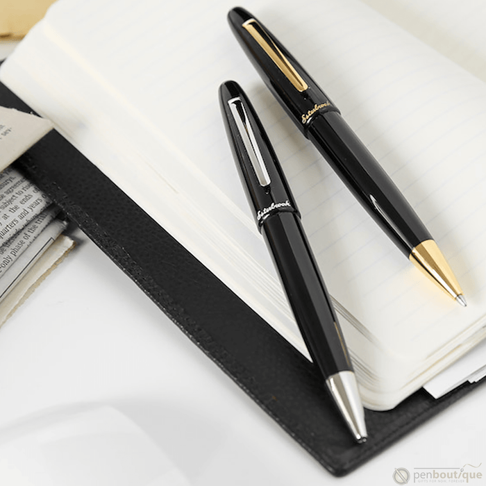Esterbrook Estie Ballpoint Pen - Ebony - Palladium Trim - Pen Boutique Ltd
