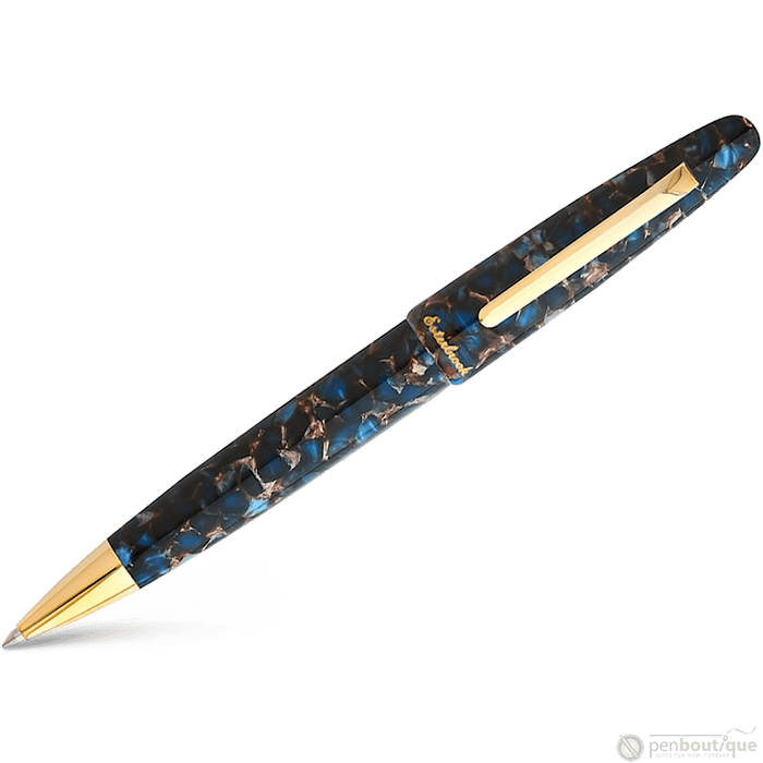 Esterbrook Estie Ballpoint Pen - Nouveau Bleu - Gold Trim - Pen Boutique Ltd