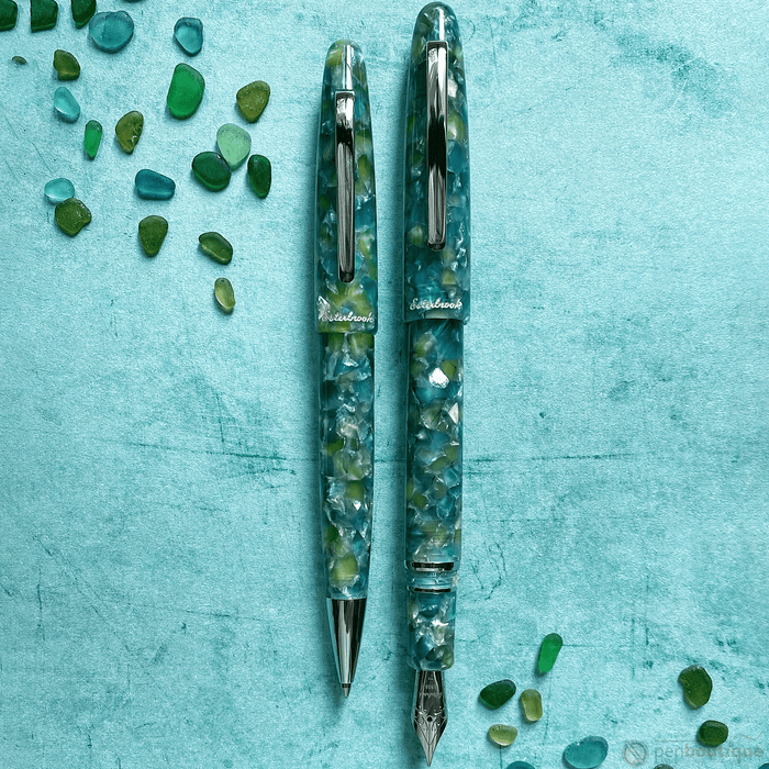 Esterbrook Estie Ballpoint Pen - Sea Glass - Palladium Trim - Pen Boutique Ltd