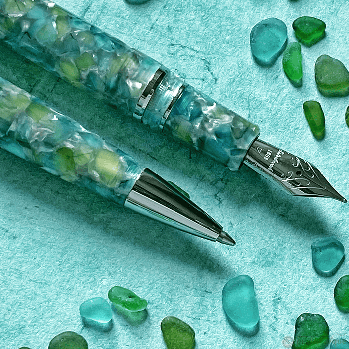 Esterbrook Estie Ballpoint Pen - Sea Glass - Palladium Trim - Pen Boutique Ltd