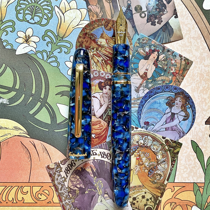 Esterbrook Estie Fountain Pen - Nouveau Bleu - Gold Trim - Pen Boutique Ltd