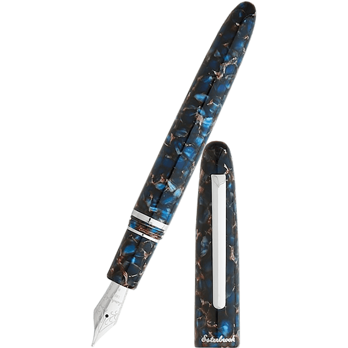 Esterbrook Estie Fountain Pen - Nouveau Bleu - Palladium Trim - Pen Boutique Ltd