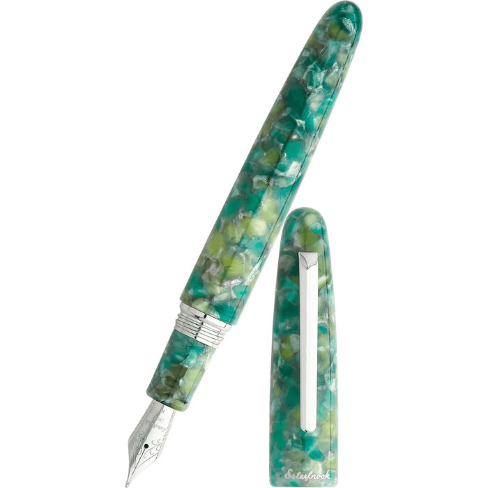 Esterbrook Estie Fountain Pen - Sea Glass - Palladium Trim - Oversized - Pen Boutique Ltd