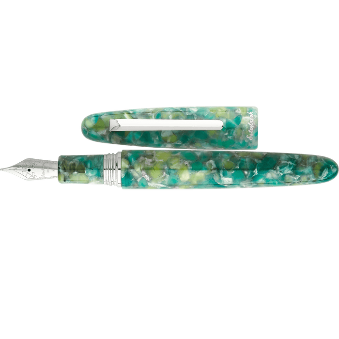 Esterbrook Estie Fountain Pen - Sea Glass - Palladium Trim - Oversized - Pen Boutique Ltd