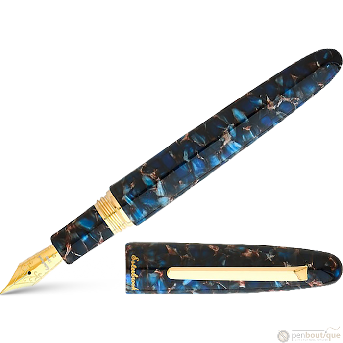 Esterbrook Estie OS Fountain Pen - Nouveau Bleu - Gold Trim - Pen Boutique Ltd