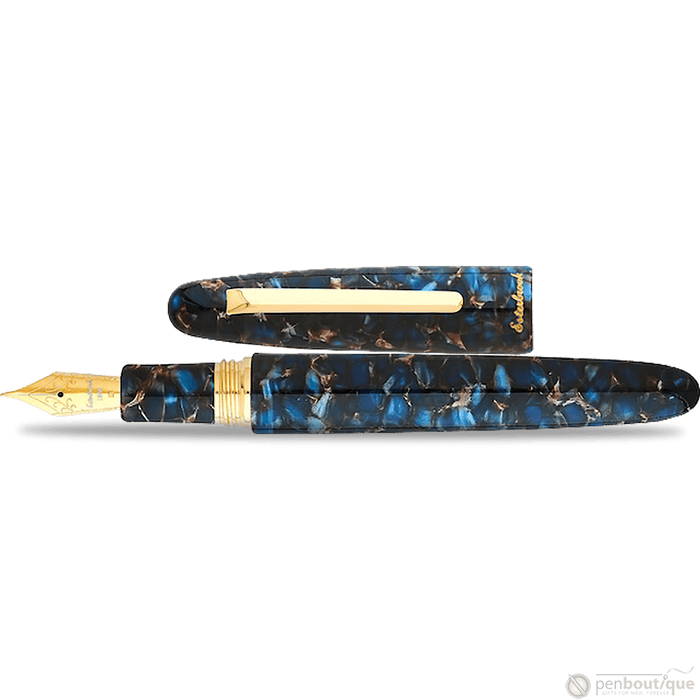 Esterbrook Estie OS Fountain Pen - Nouveau Bleu - Gold Trim - Pen Boutique Ltd