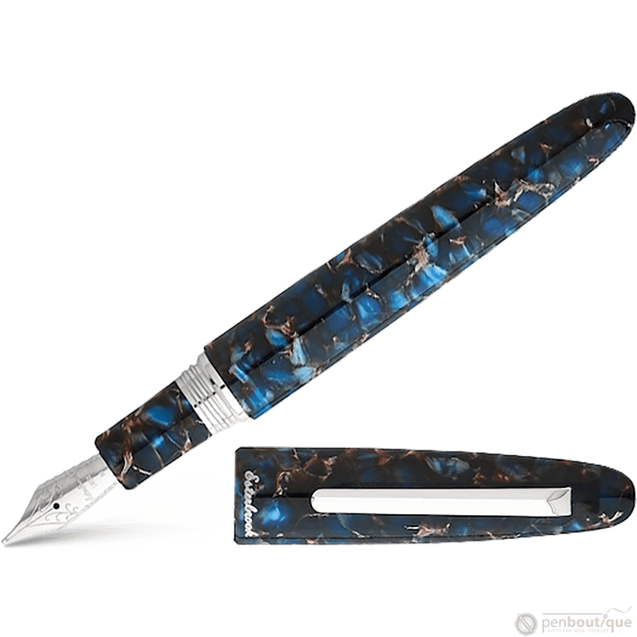 Esterbrook Estie OS Fountain Pen - Nouveau Bleu - Palladium Trim - Pen Boutique Ltd
