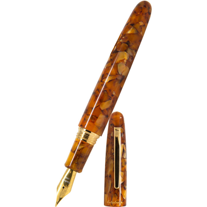Esterbrook Estie Oversized Fountain Pen - Honeycomb - Gold Trim - Pen Boutique Ltd