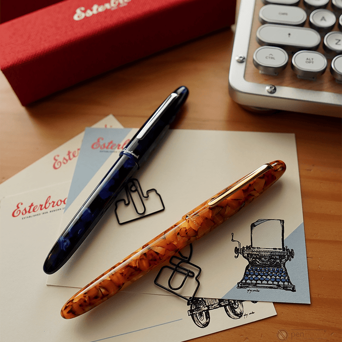 Esterbrook Estie Oversized Fountain Pen - Honeycomb - Gold Trim - Pen Boutique Ltd