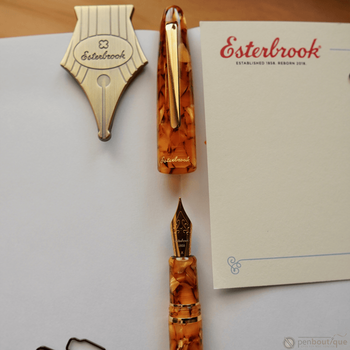 Esterbrook Estie Oversized Fountain Pen - Honeycomb - Gold Trim - Pen Boutique Ltd