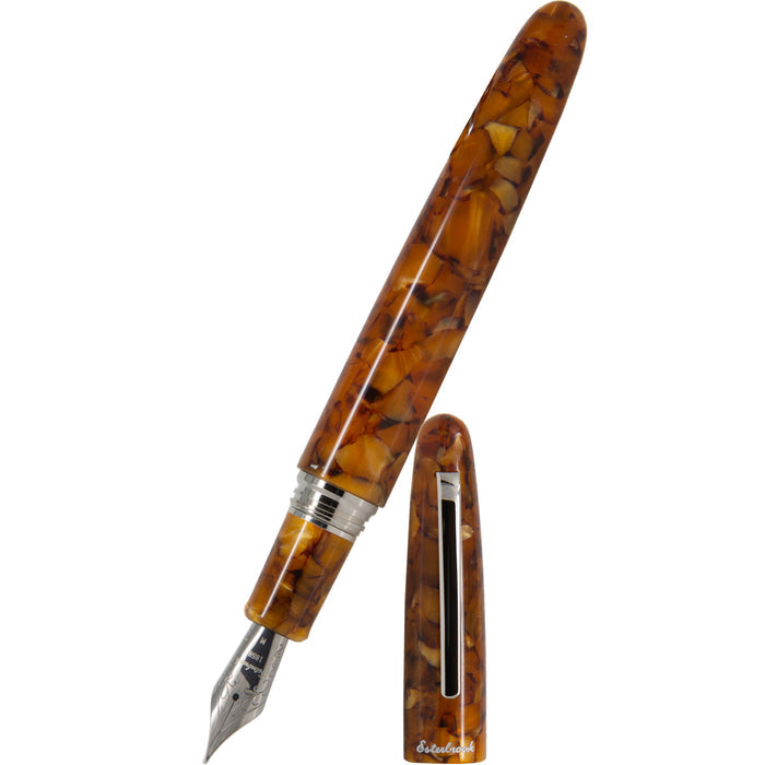 Esterbrook Estie Oversized Fountain Pen - Honeycomb - Silver Trim - Pen Boutique Ltd