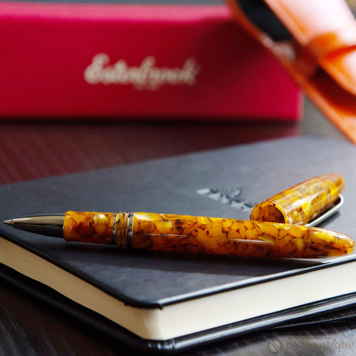 Esterbrook Estie Rollerball Pen - Honeycomb - Silver Trim - Pen Boutique Ltd