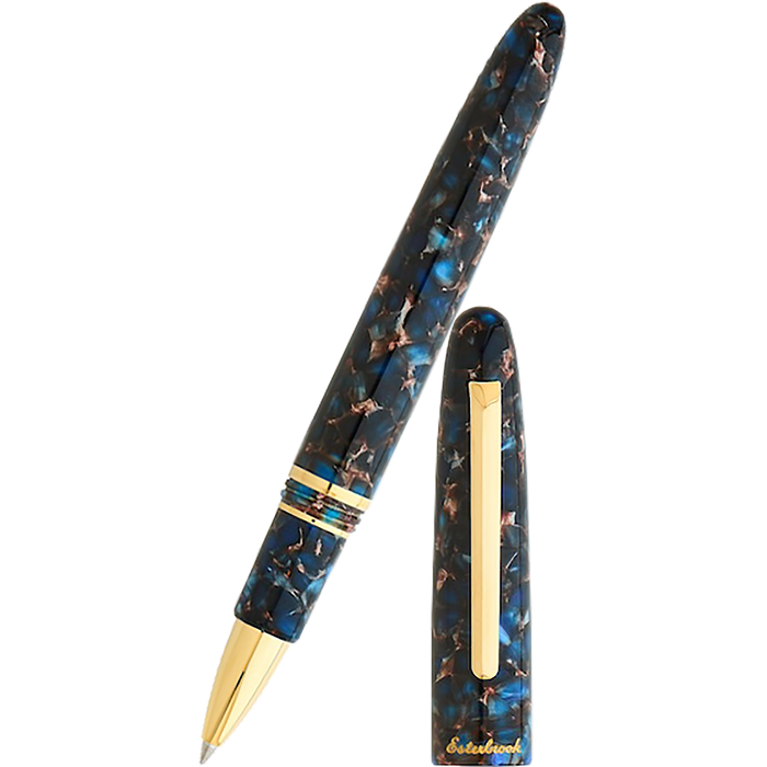 Esterbrook Estie Rollerball Pen - Nouveau Bleu - Gold Trim - Pen Boutique Ltd