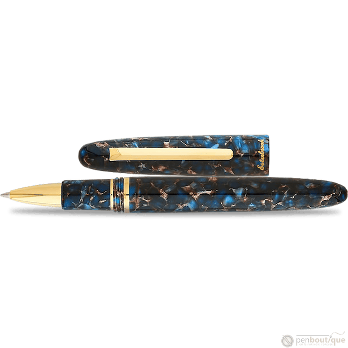 Esterbrook Estie Rollerball Pen - Nouveau Bleu - Gold Trim - Pen Boutique Ltd