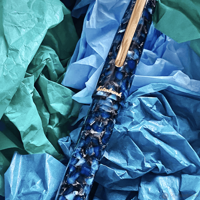 Esterbrook Estie Rollerball Pen - Nouveau Bleu - Gold Trim - Pen Boutique Ltd