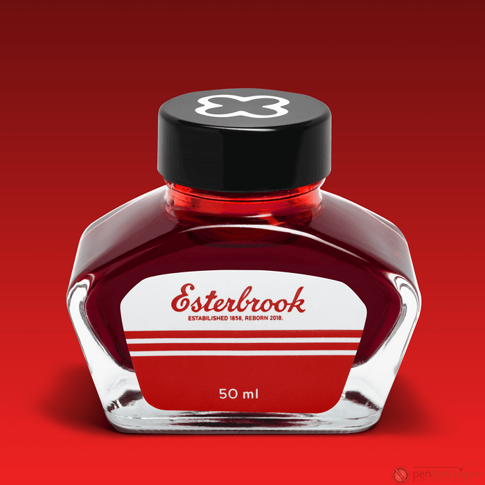 Esterbrook Ink Bottle - Scarlet - 50ml - Pen Boutique Ltd