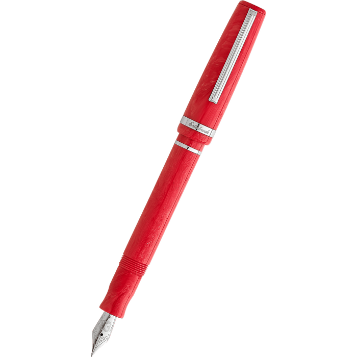 Esterbrook JR Fountain Pen - Carmine Red - Palladium Trim - Pocket - Pen Boutique Ltd