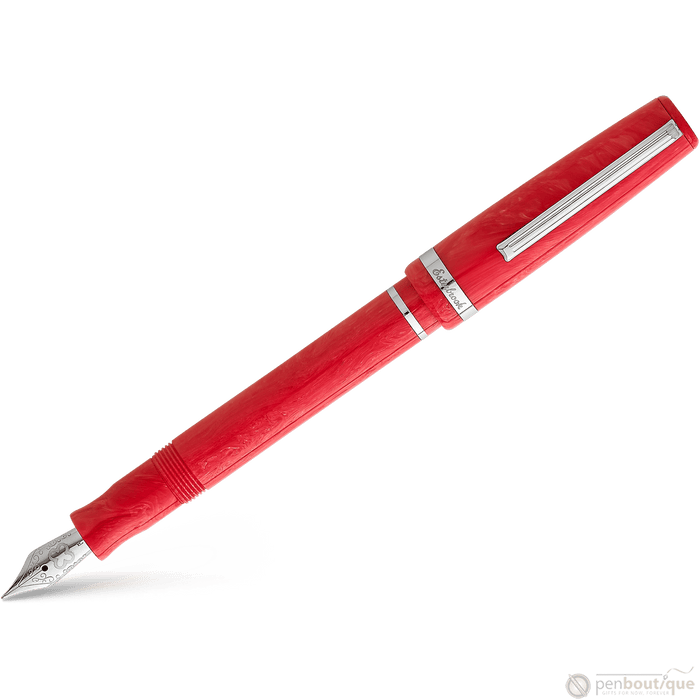 Esterbrook JR Fountain Pen - Carmine Red - Palladium Trim - Pocket - Pen Boutique Ltd