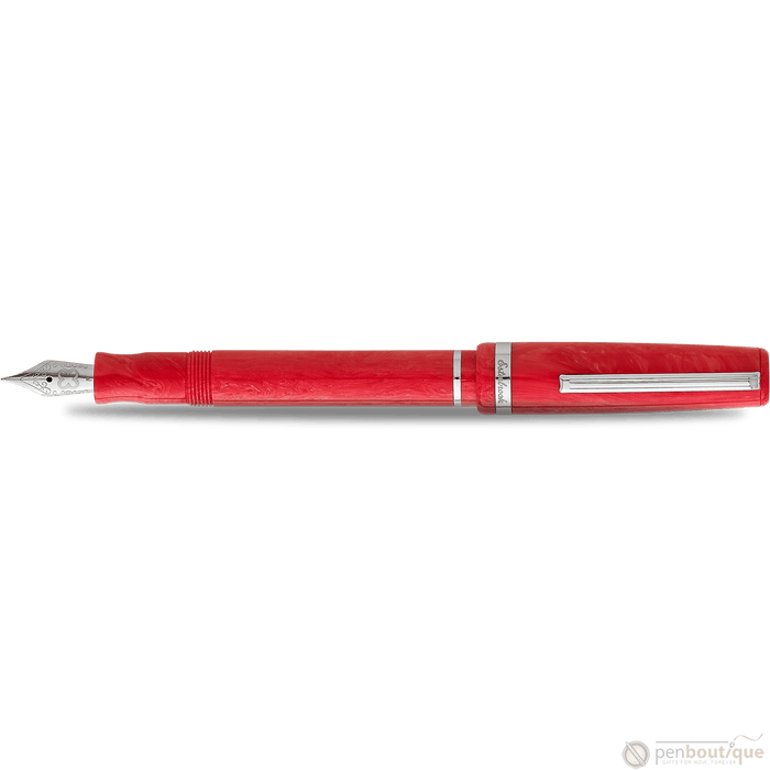 Esterbrook JR Fountain Pen - Carmine Red - Palladium Trim - Pocket - Pen Boutique Ltd