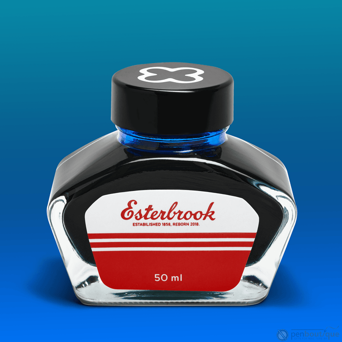 Esterbrook Shimmer Ink Bottle - Aqua - 50ml - Pen Boutique Ltd