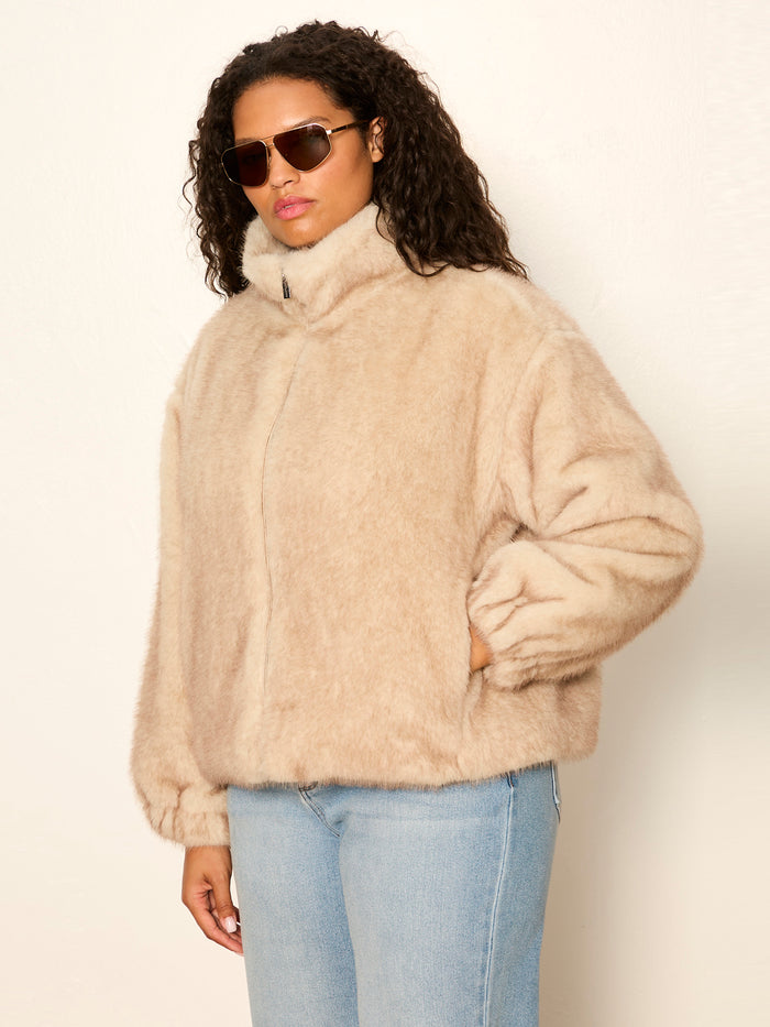 Everest Fur Bomber Arctic Hare Extended Sizing