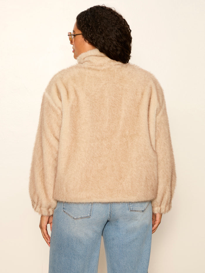 Everest Fur Bomber Arctic Hare Extended Sizing
