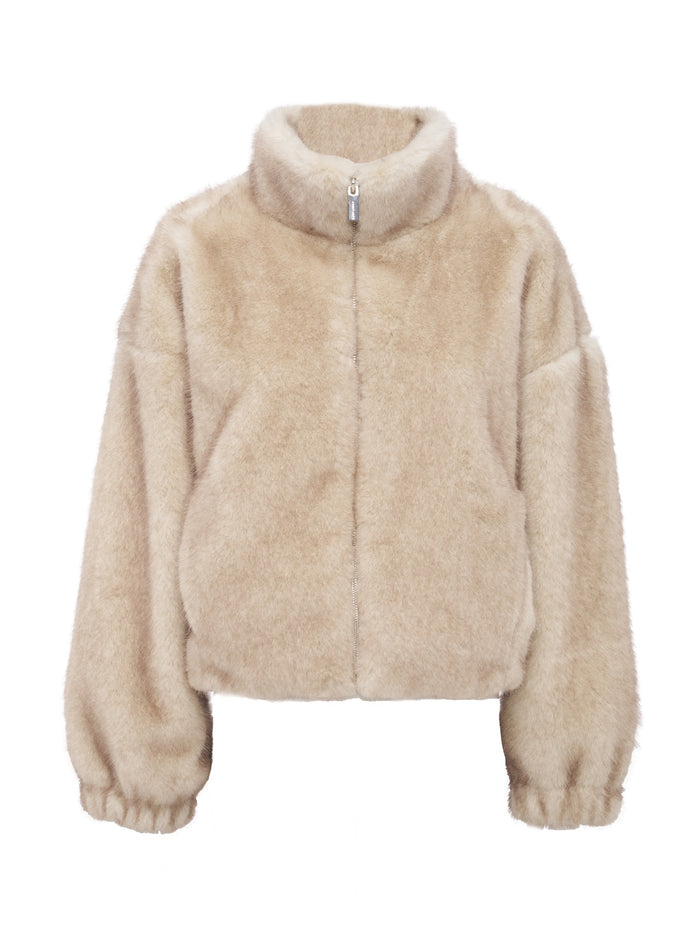 Everest Fur Bomber Arctic Hare Extended Sizing