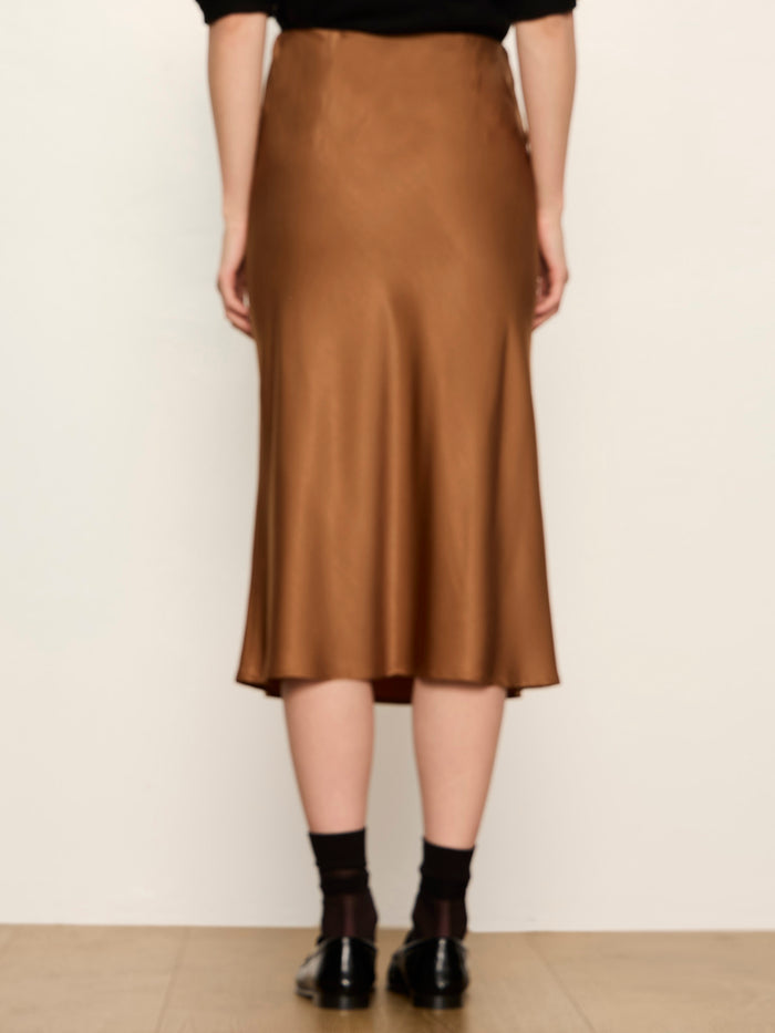 Everyday Midi Skirt Cocoa Powder