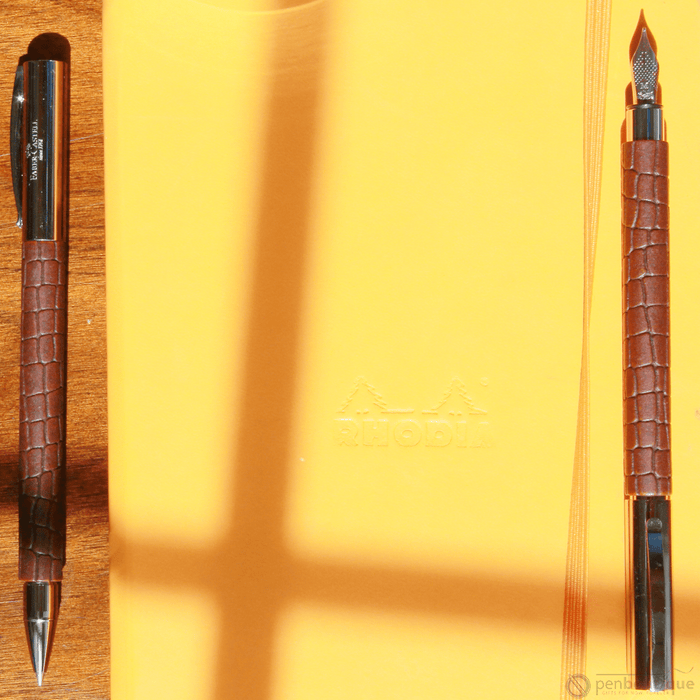 Faber-Castell Ambition Ballpoint Pen - 3D Croco - Pen Boutique Ltd