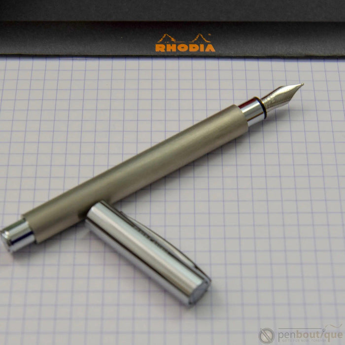 Faber-Castell Ambition Stainless Steel Fountain Pen - Pen Boutique Ltd