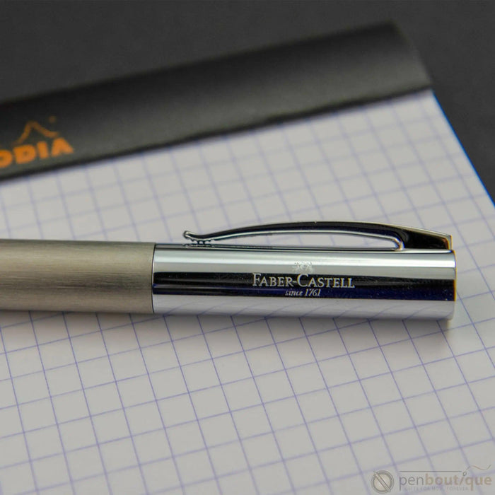 Faber-Castell Ambition Stainless Steel Fountain Pen - Pen Boutique Ltd