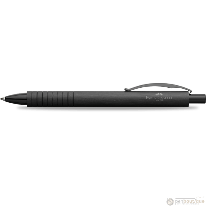 Faber-Castell Essentio Ballpoint Pen - Aluminum Black - Pen Boutique Ltd
