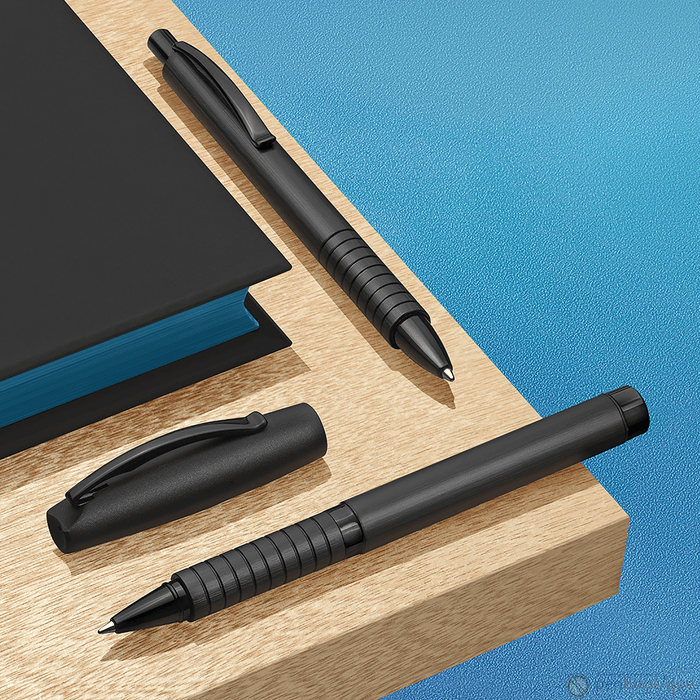 Faber-Castell Essentio Ballpoint Pen - Aluminum Black - Pen Boutique Ltd