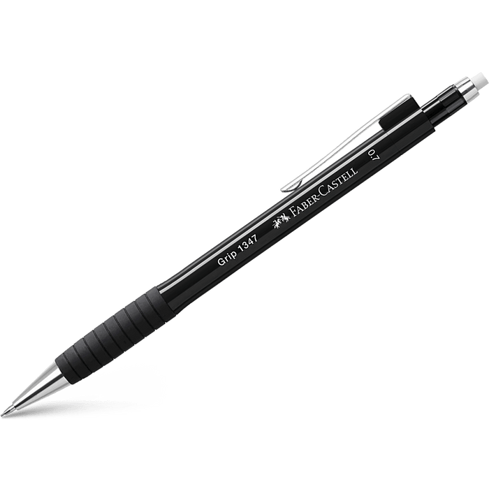 Faber - Castell Grip 1347 Mechanical Pencil - Black - 0.7mm - Pen Boutique Ltd