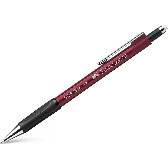 Faber - Castell Grip 1347 Mechanical Pencil - Red - 0.7mm - Pen Boutique Ltd