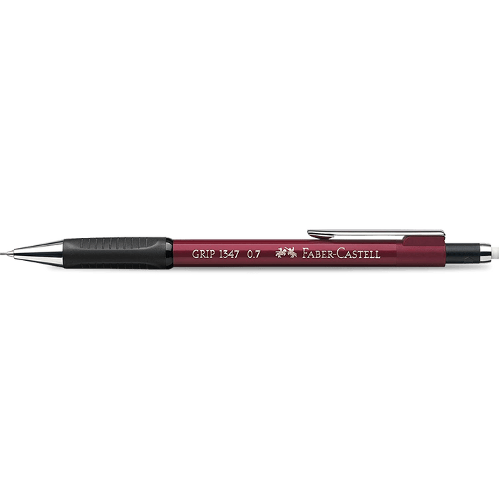 Faber - Castell Grip 1347 Mechanical Pencil - Red - 0.7mm - Pen Boutique Ltd