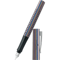 Faber - Castell Grip Fountain Pen - Glam Edition - Silver - Pen Boutique Ltd
