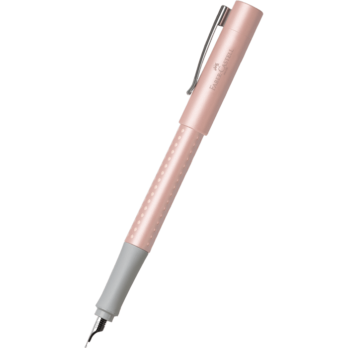 Faber-Castell Grip Fountain Pen - Pearl Rose - Pen Boutique Ltd