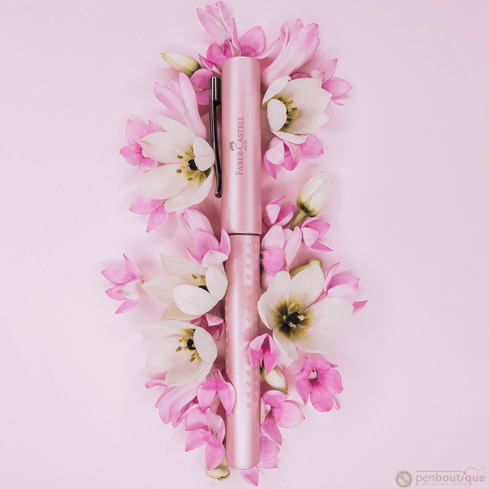 Faber-Castell Grip Fountain Pen - Pearl Rose - Pen Boutique Ltd