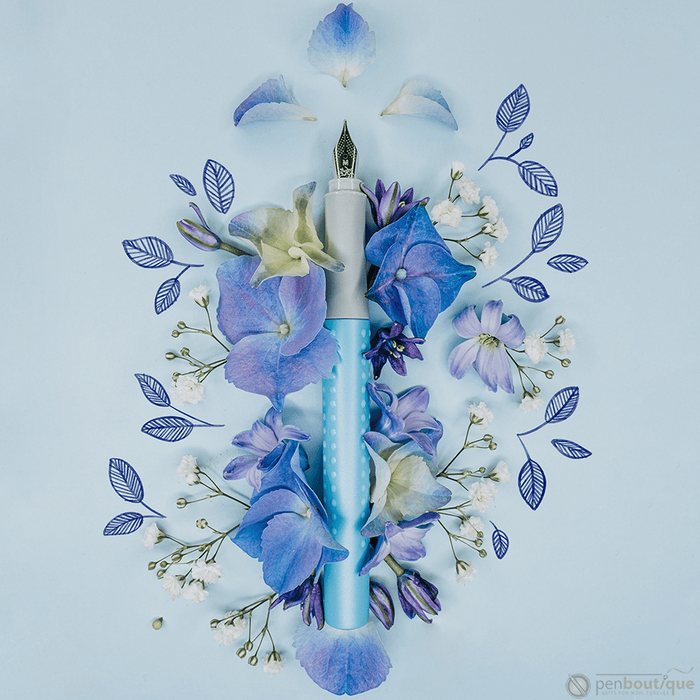 Faber-Castell Grip Fountain Pen - Pearl Turquoise - Pen Boutique Ltd