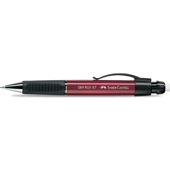 Faber - Castell Grip Plus Mechanical Pencil - Metallic Red - 0.7mm - Pen Boutique Ltd